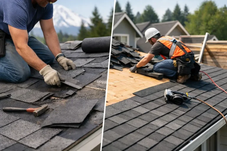 Roof Repair vs Replacement Roofing for Your Washington Home