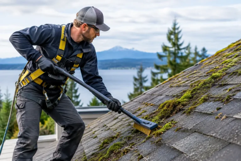 Moss Removal and Western Washington Roofs